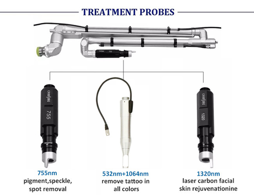532nm 550ps  Nd Yag Laser Laser Clinic استخدام آلة إزالة الوشم