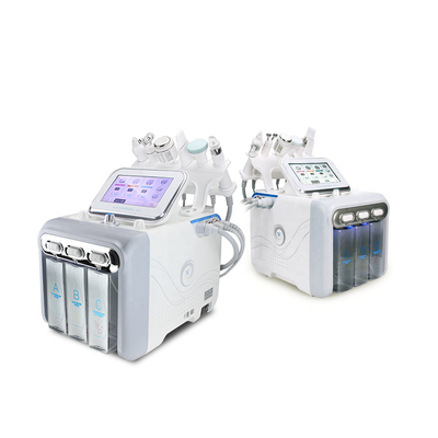 آلة تنظيف الوجه هيدرا فيشل 6 في 1 أكسجين H2O2 آلة تنظيف الفقاعات الصغيرة