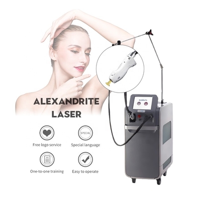 100J Alexandrite 755 Nm 1064 Nm Long Pulse Nd Yag Laser Hair Removal Machine Professional