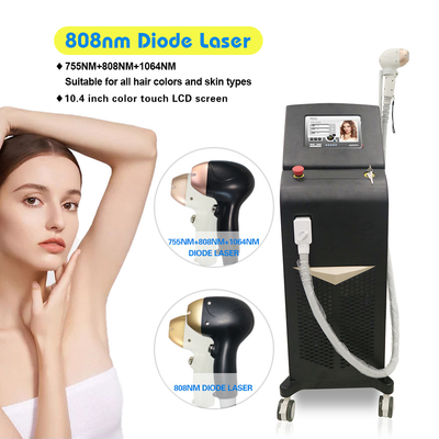808nm آلة إزالة الشعر الدائم / آلة الليزر ديود المحمولة