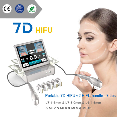7d Hifu Ultramage / 7d Hifu آلة التخسيس مزيل التجاعيد Hifu Beauty Machine 7d