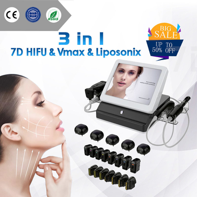 7d Hifu Ultramage / 7d Hifu آلة التخسيس مزيل التجاعيد Hifu Beauty Machine 7d