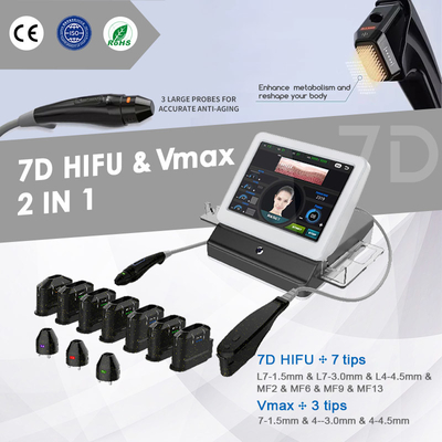 25mm HIFU آلة التخسيس 3D المحمولة Hifu شد الوجه بالموجات فوق الصوتية