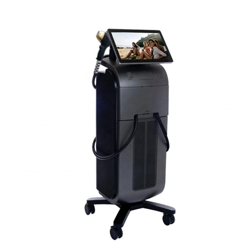 أجهزة إزالة الشعر بالليزر ذات الزر الوقوف الطارئ مع نظام تبريد مياه هواء شبه موصل يضمن إزالة الشعر